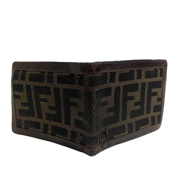 Fendi Bifold Wallet - FF Zucca - unisex - designer - fabric - leather - brown - Picture 16 of 16